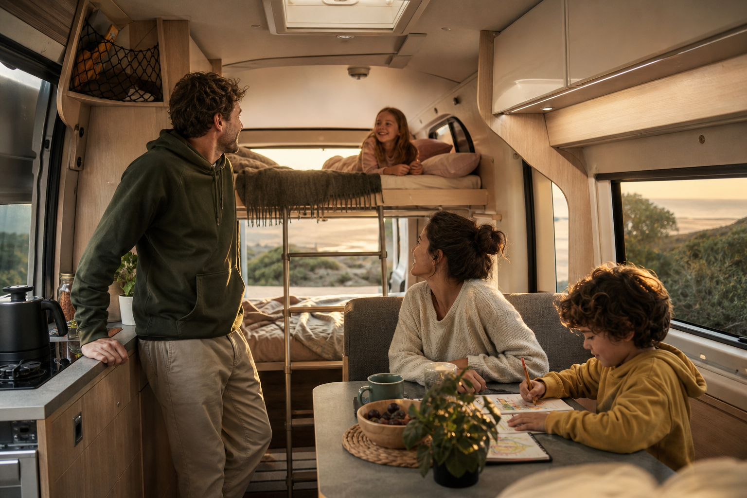 Fourgon aménagé 4 couchages : guide famille utile